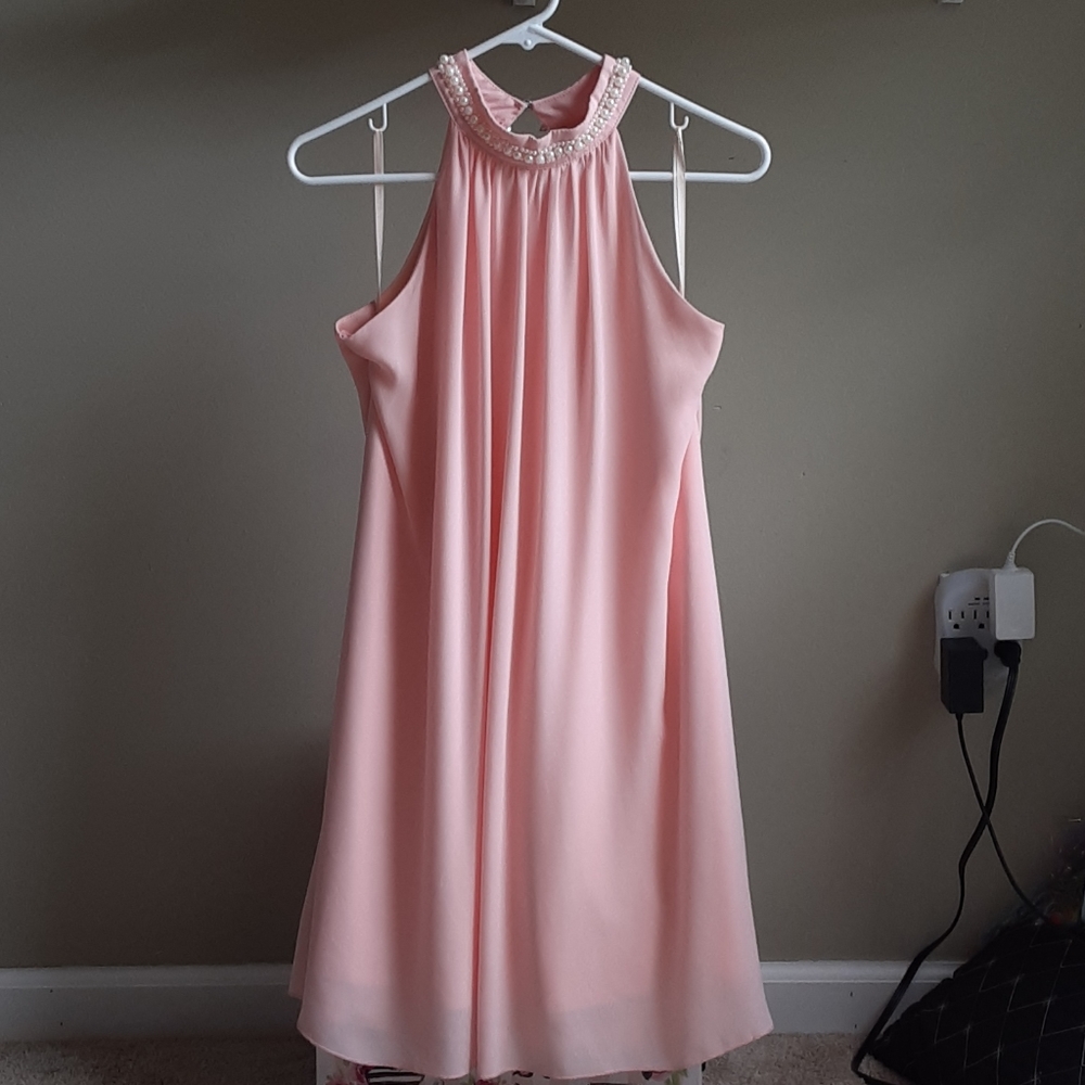 Halter Chiffon Dress